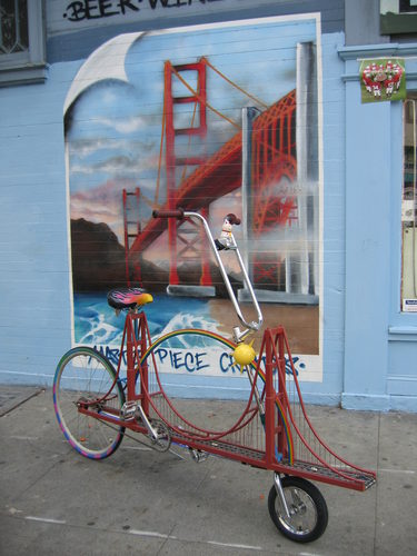 Golden Gate Bike with Mural