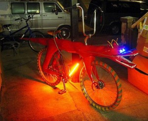 Chinese Dragon Bike at night by Jay