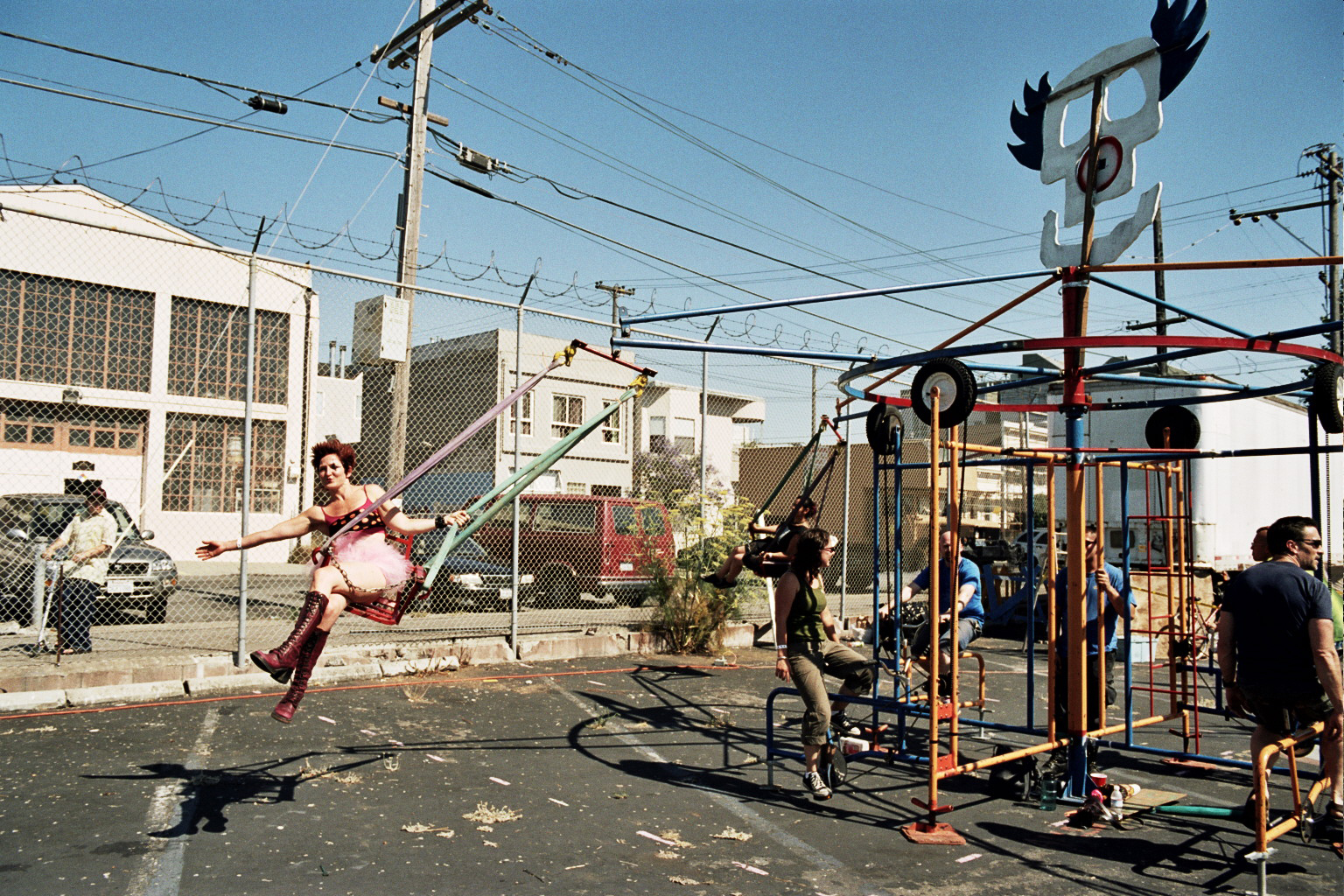 Swinging on the Cyclofuge by Angela Scrivani